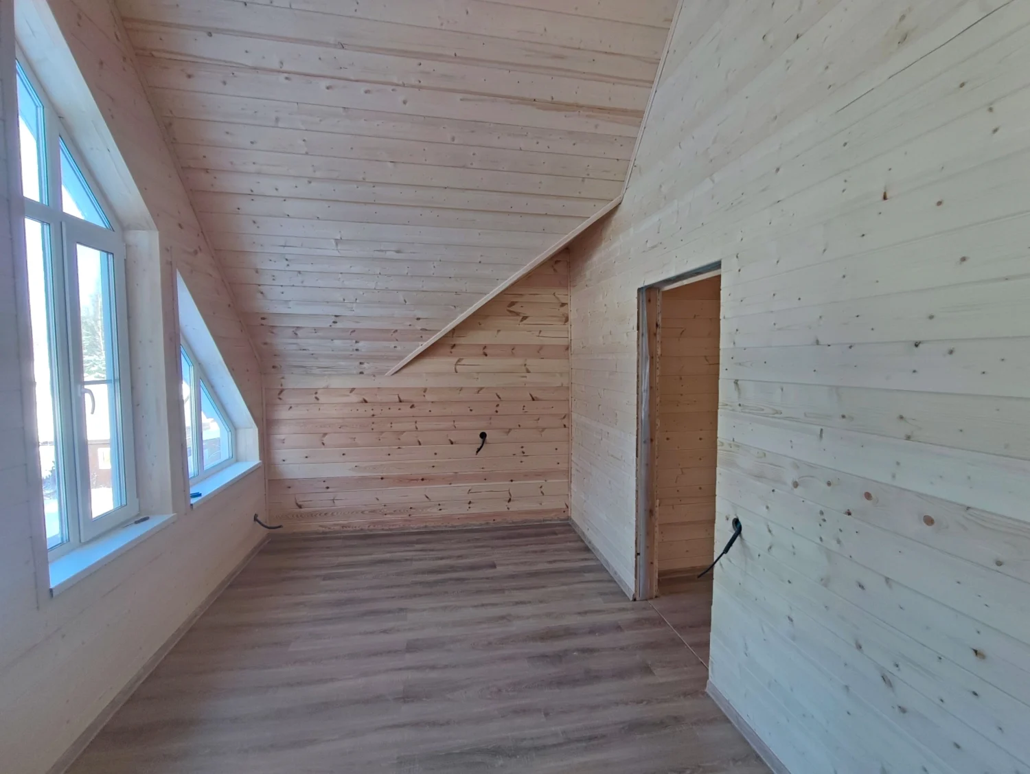 Каркасный дом 8х9 в Конта