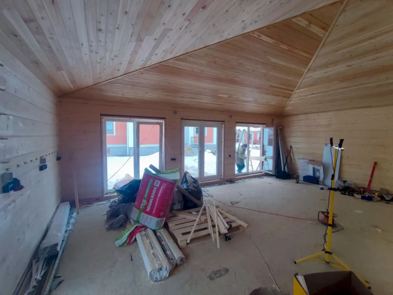 Мастерская из клееного бруса 12х8 Павловск