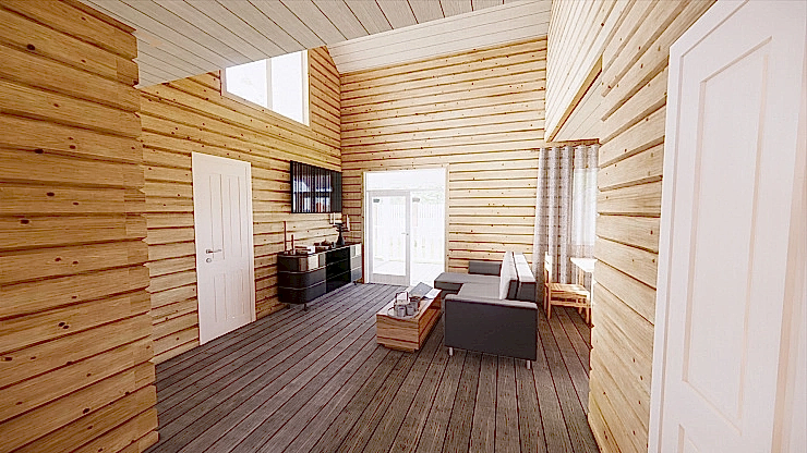 Каркасный дом 8х8 м «Васкелово» Каркасный дом 8х8 м «Васкелово»