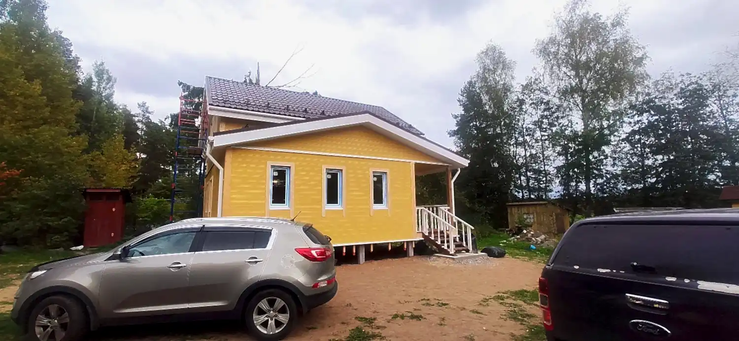 Каркасный дом 8х8 Петровское