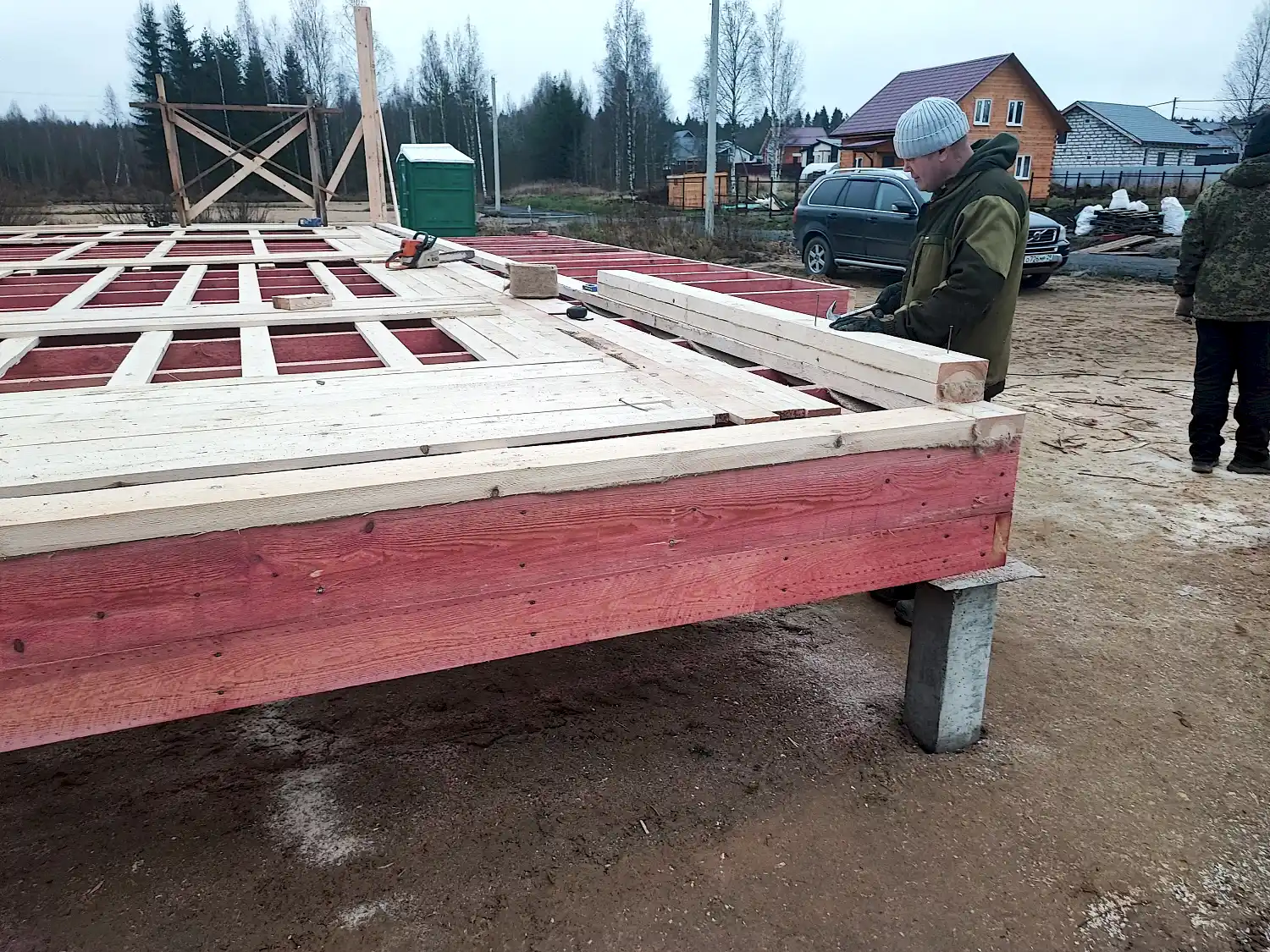 Каркасный дом 8х12 в Екатериновке