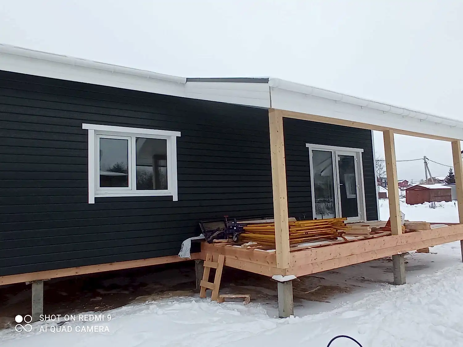 Каркасный дом 8х12 в Екатериновке