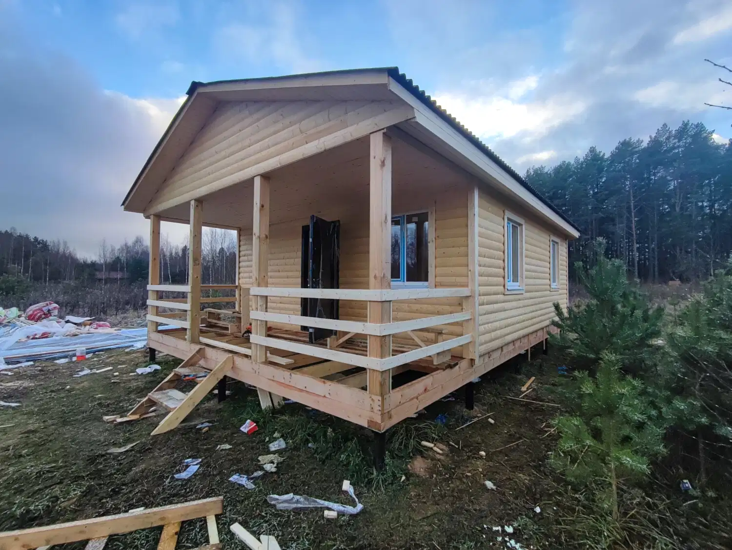 Каркасный дом 8х6 Желча