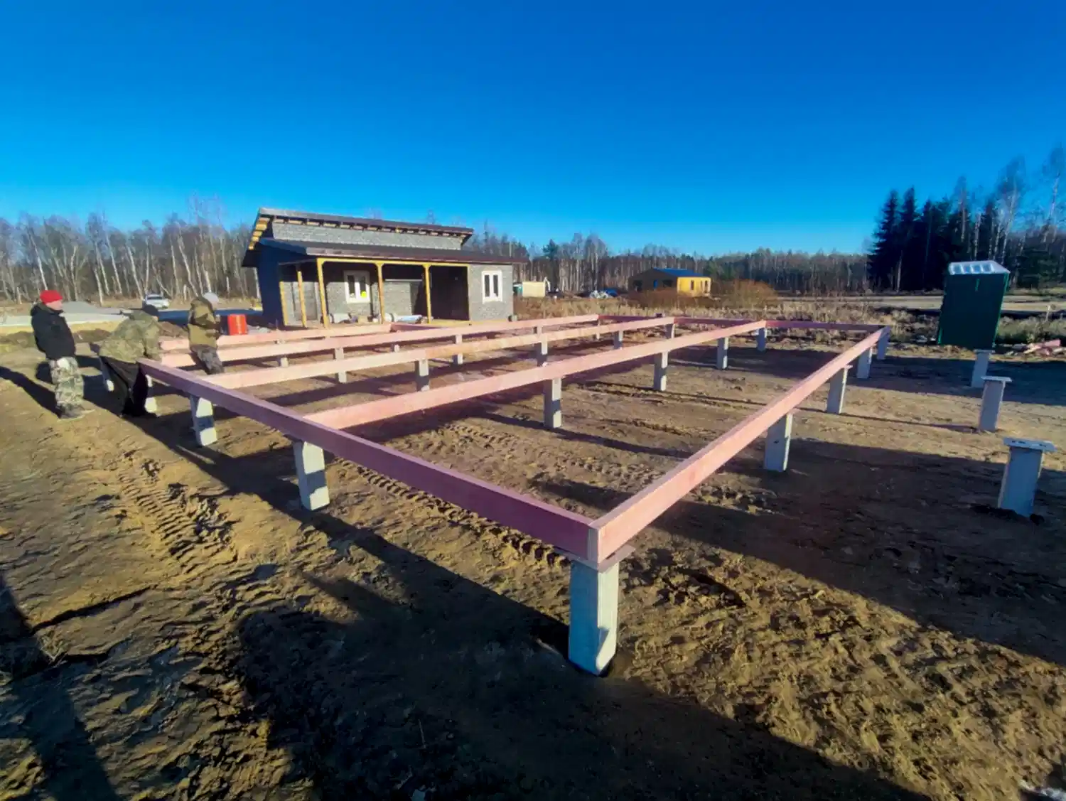 Каркасный дом 8х12 в Екатериновке