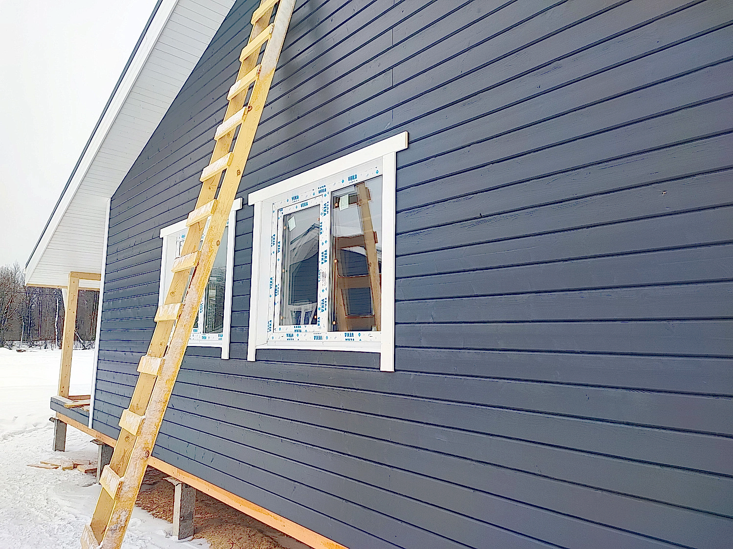 Каркасный дом 8х12 в Екатериновке