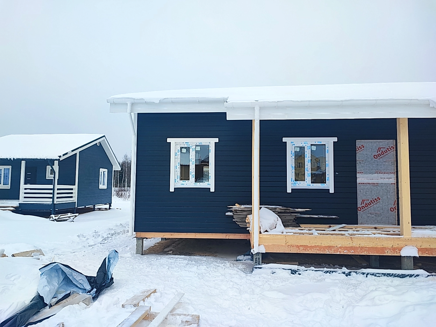 Каркасный дом 8х12 в Екатериновке