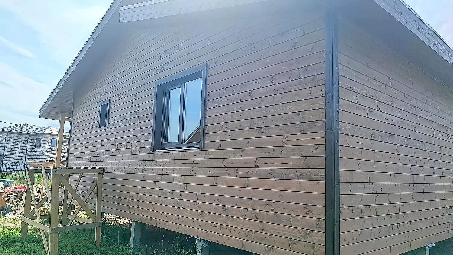 Каркасный дом 10х11 в Ларионово