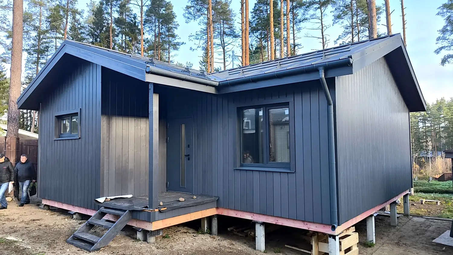 Каркасный дом 9х13 в Рощино