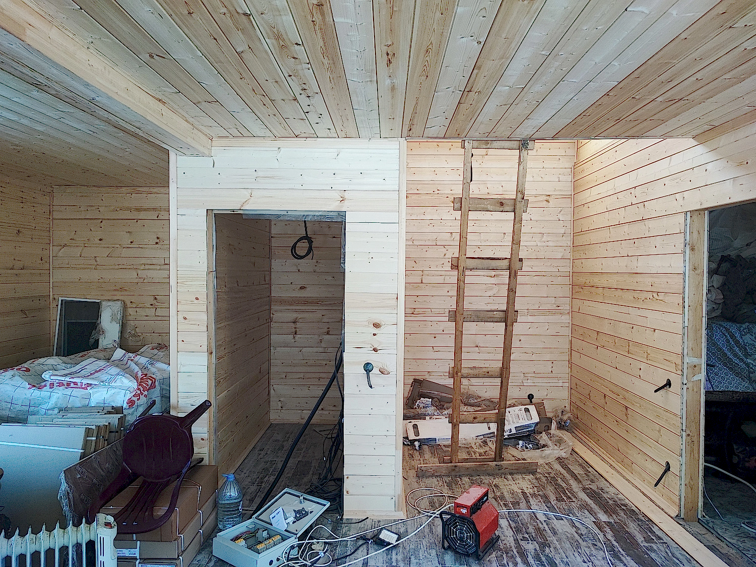 Каркасный дом 8х9 в Конта