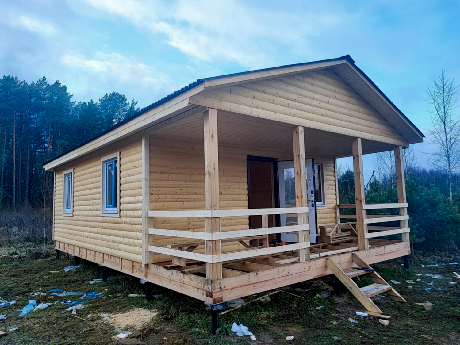 Каркасный дом 8х6 Желча