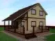 Сруб дома из профилированного бруса 7х9 м «Рощино»