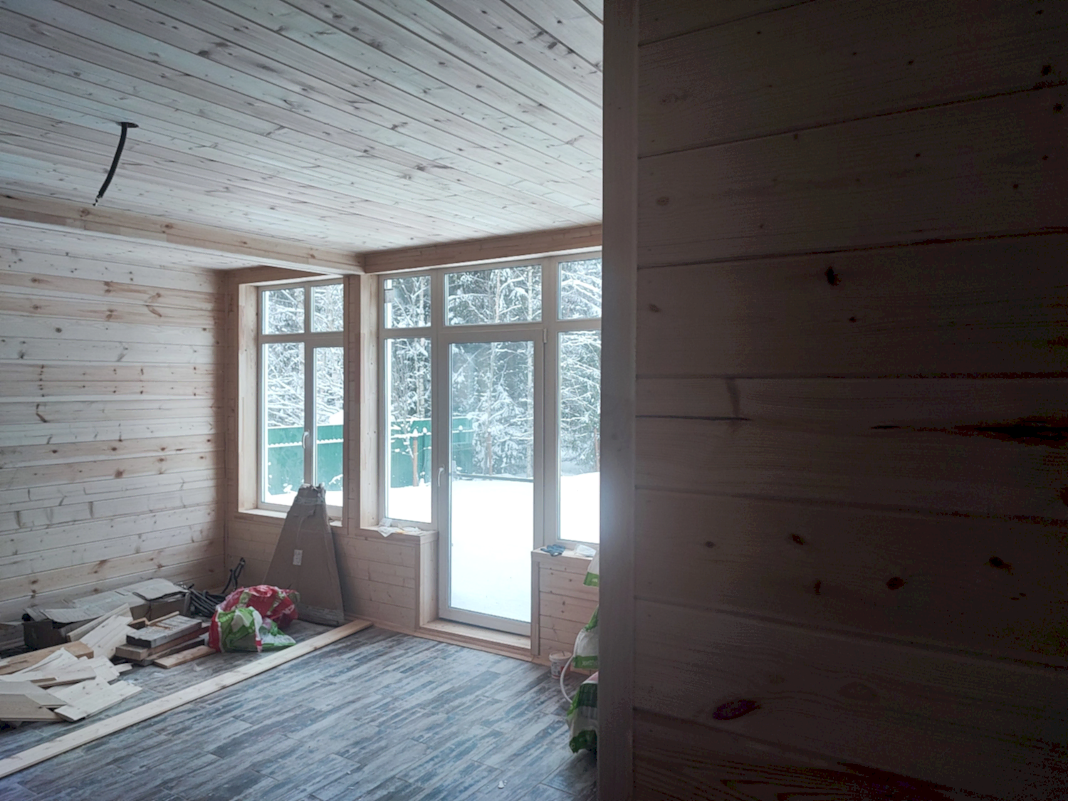 Каркасный дом 8х9 в Конта