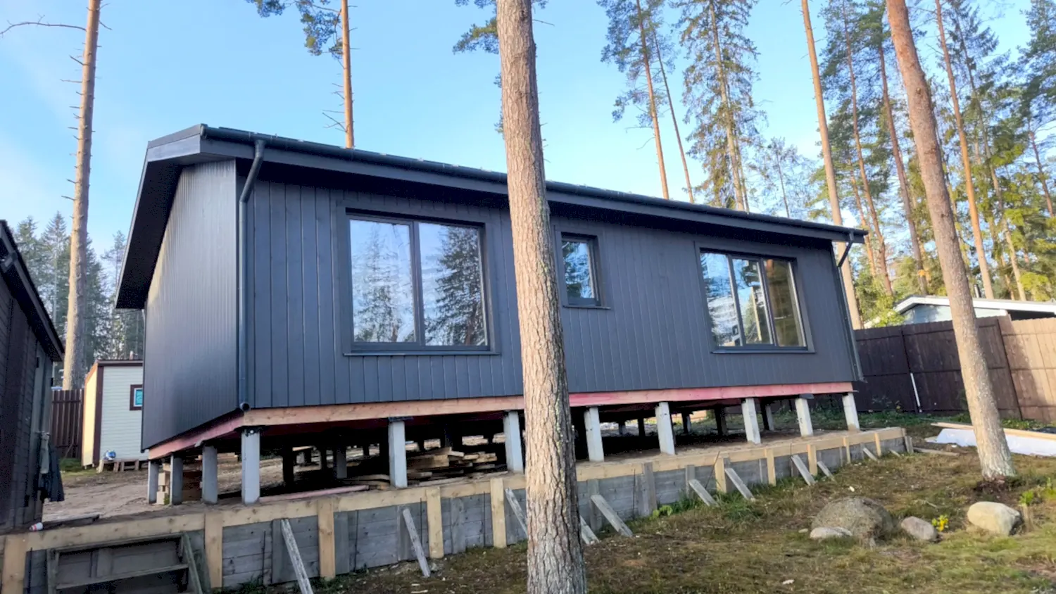 Каркасный дом 9х13 в Рощино