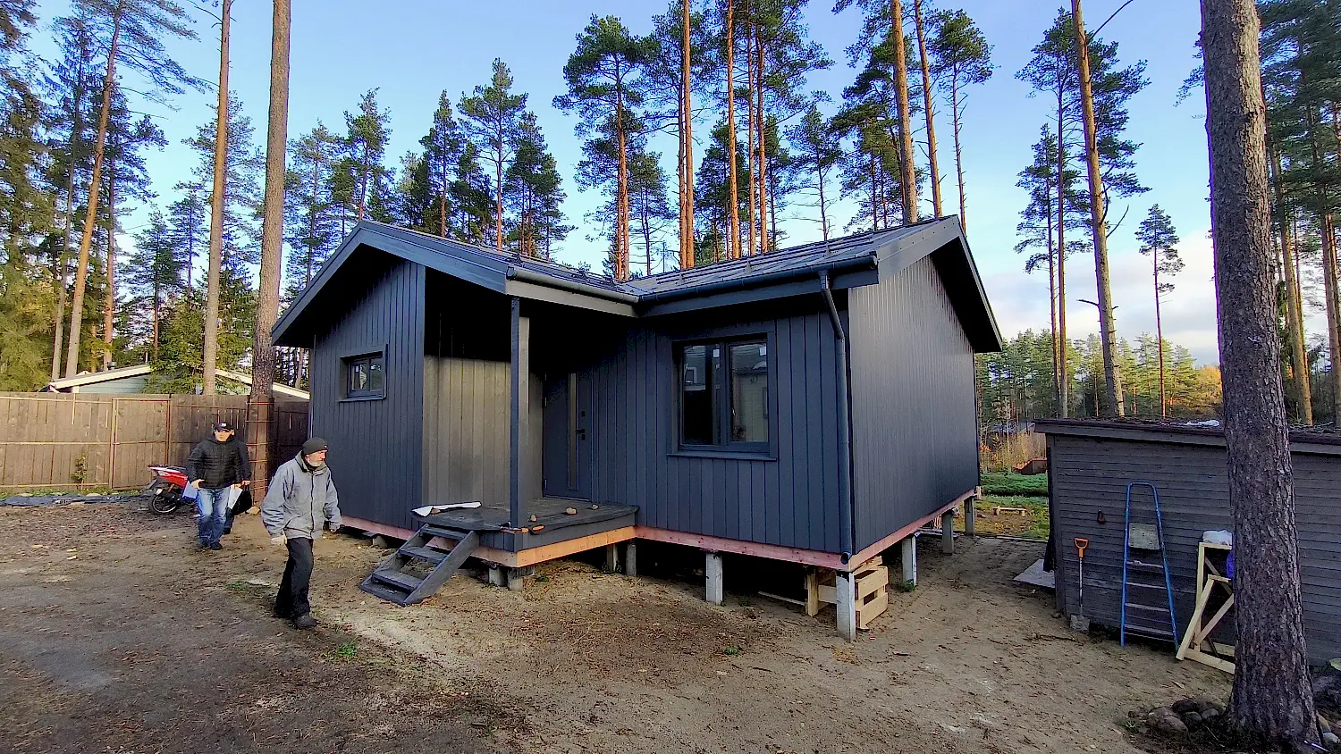 Каркасный дом 9х13 в Рощино