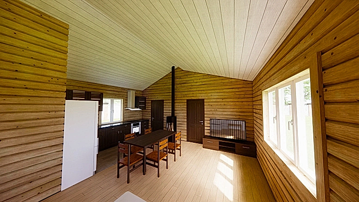 Каркасный дом 6х10 м «Авати» Каркасный дом 6х10 м «Авати»