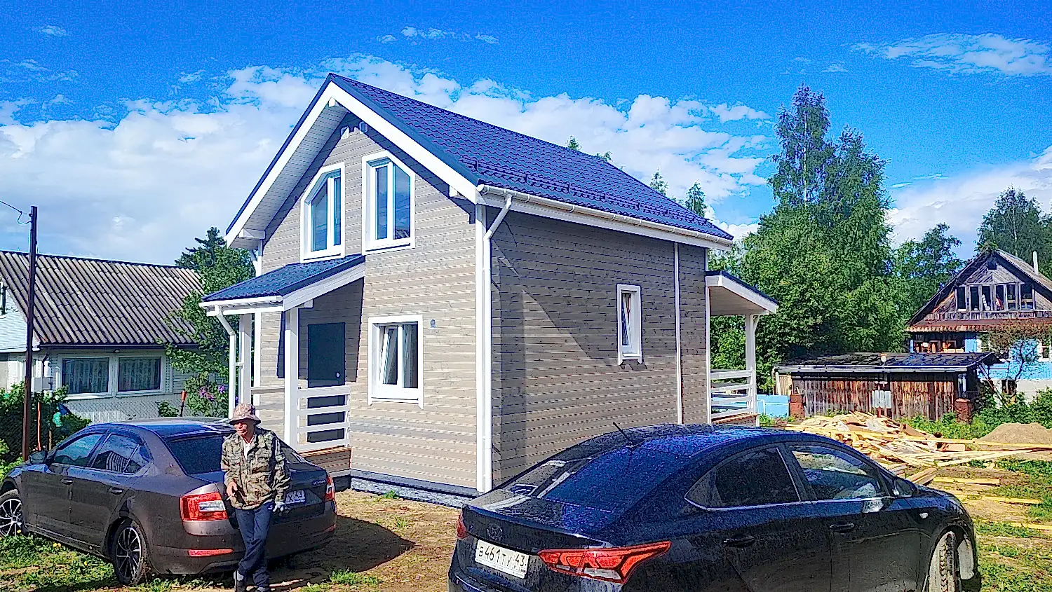 Каркасный дом 6х7 в Орехово