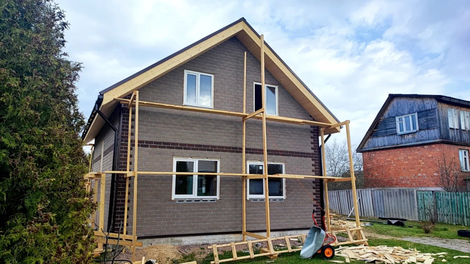 Каркасный дом 9х9 в Кискелово