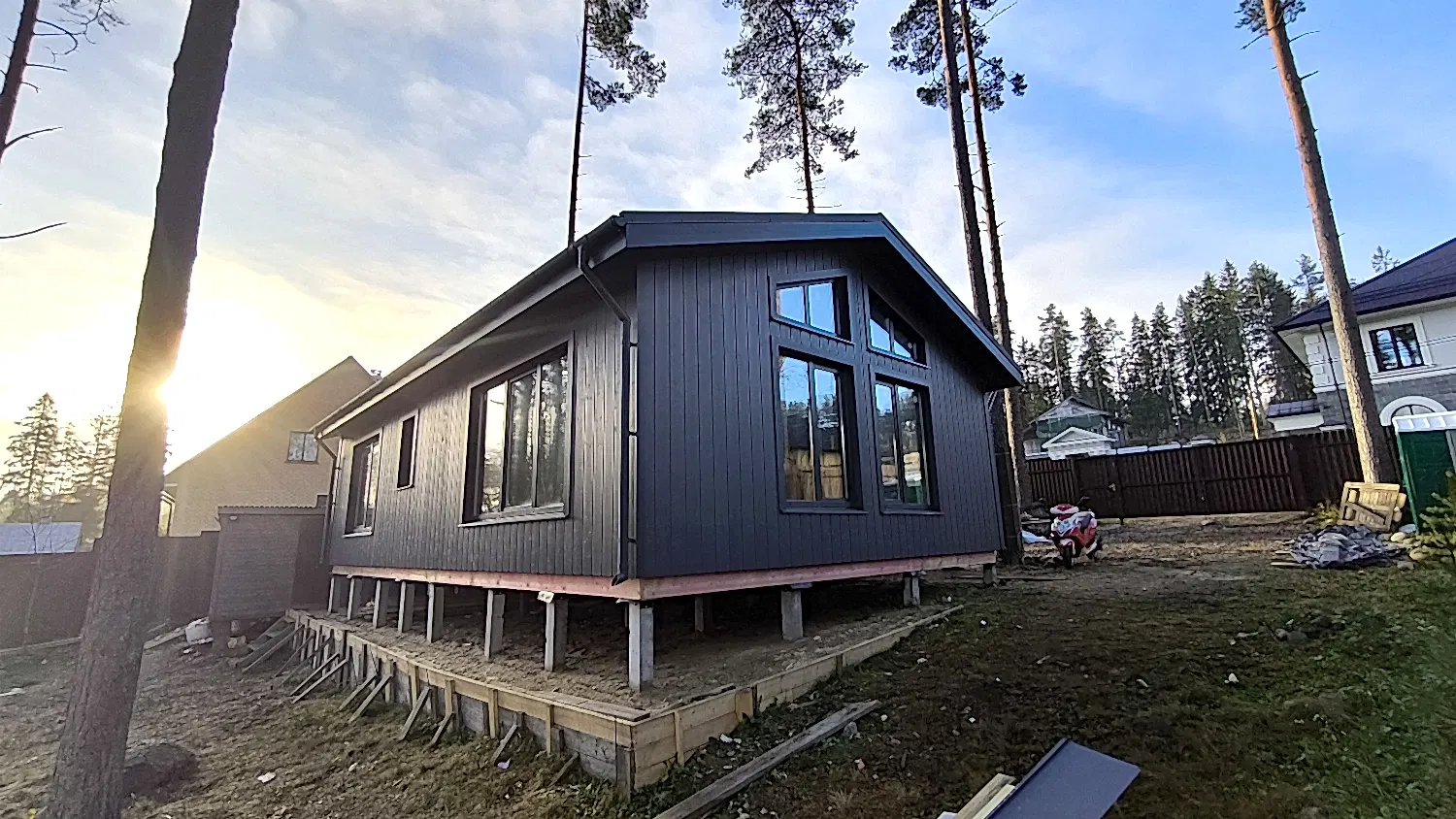 Каркасный дом 9х13 в Рощино