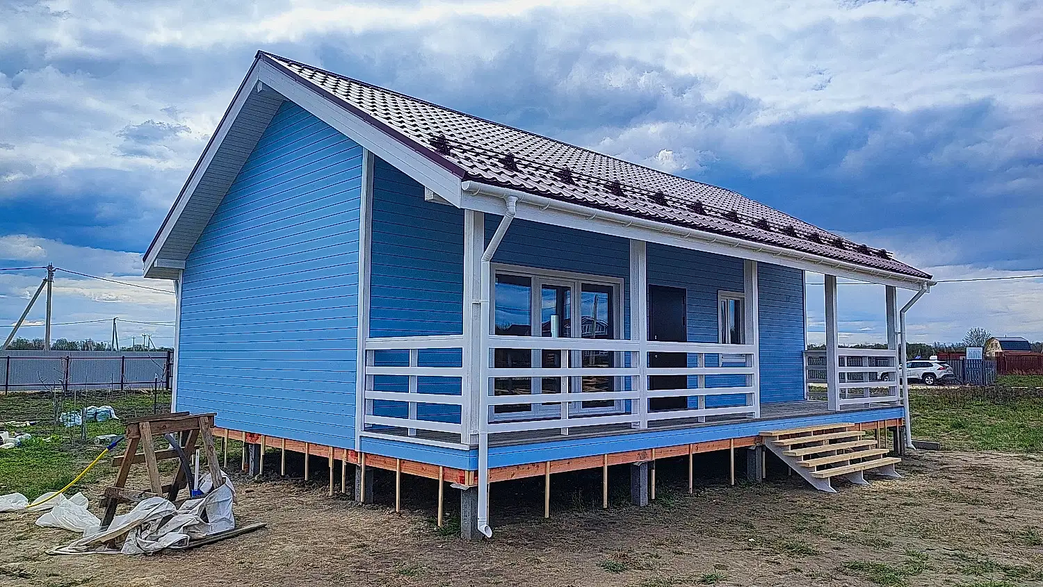 Каркасный дом 8х10 в Монделево