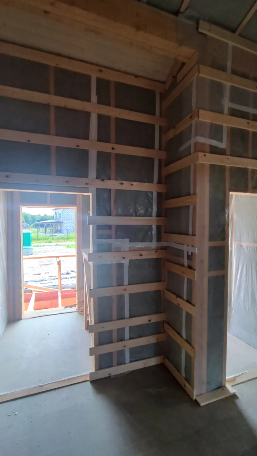 Каркасный дом 10х11 в Ларионово