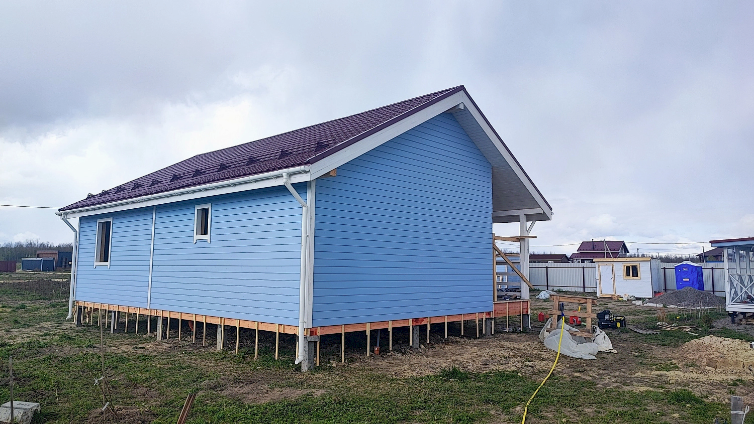 Каркасный дом 8х10 в Монделево