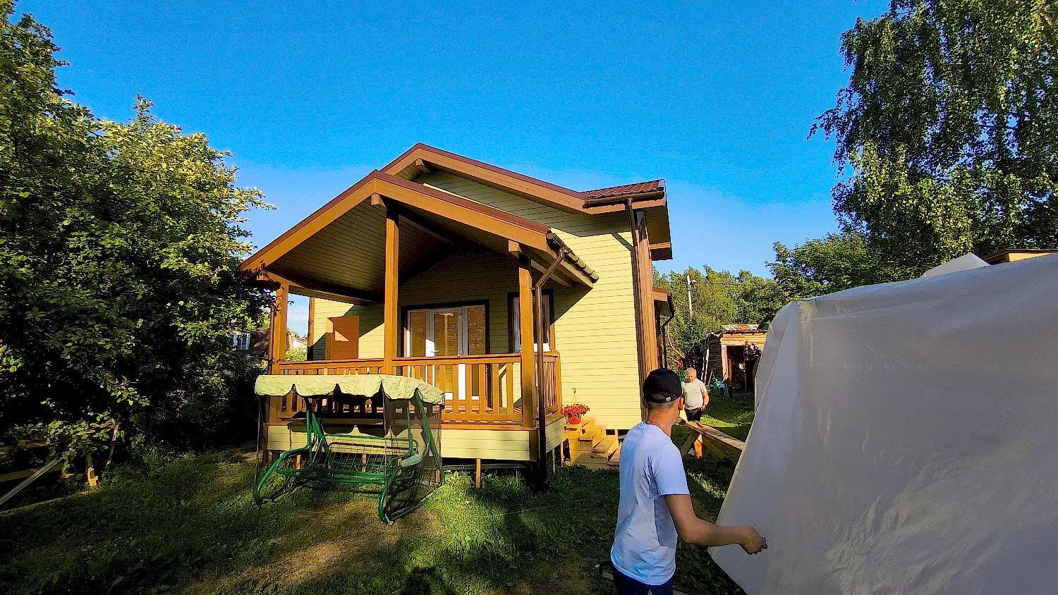 Каркасный дом 8х9 в Белоострове