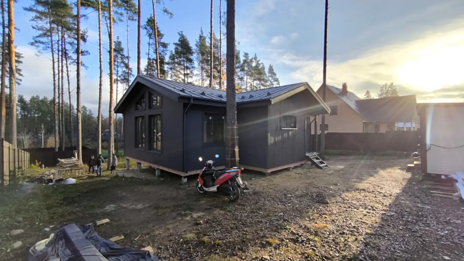 Каркасный дом 9х13 в Рощино