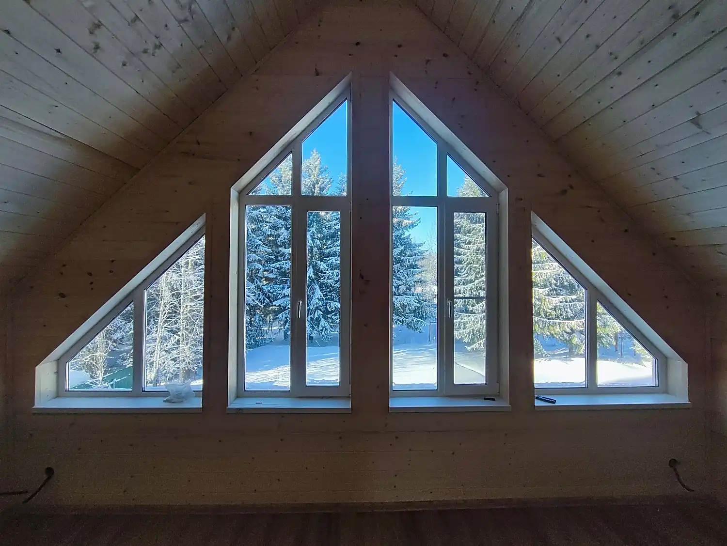 Каркасный дом 8х9 в Конта