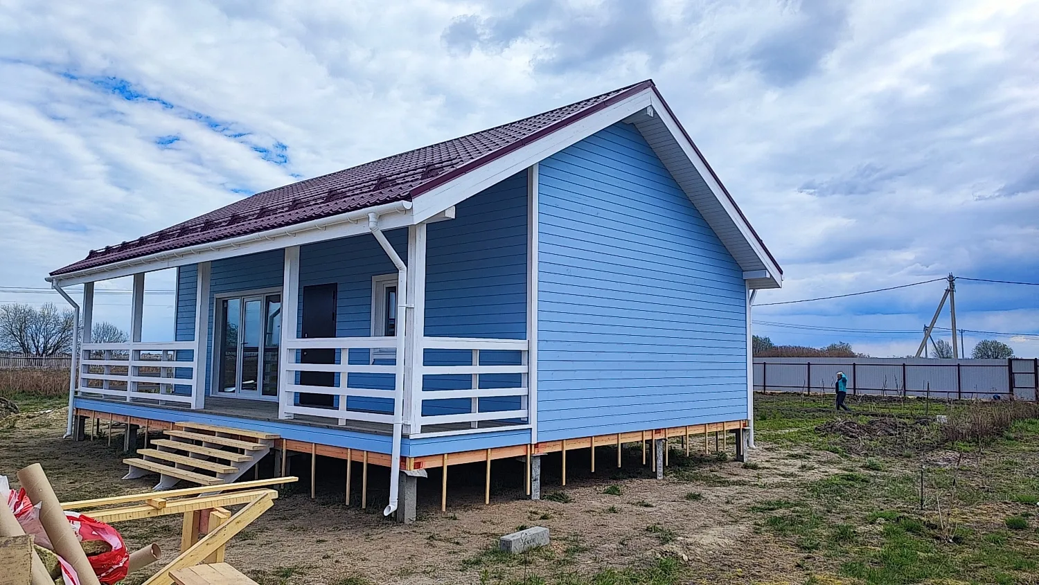 Каркасный дом 8х10 в Монделево