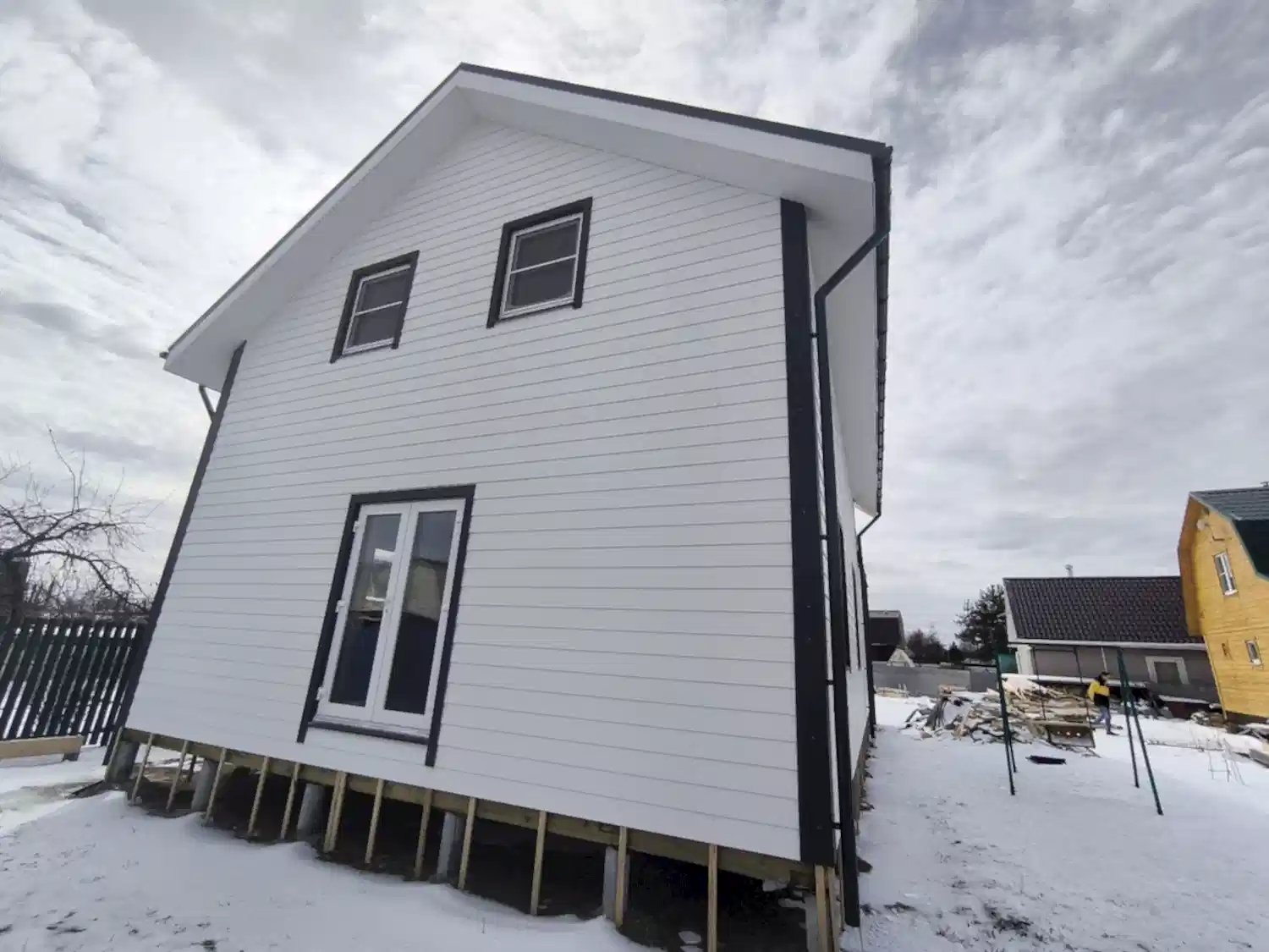 Каркасный дом 8х14 в п. им. Морозова