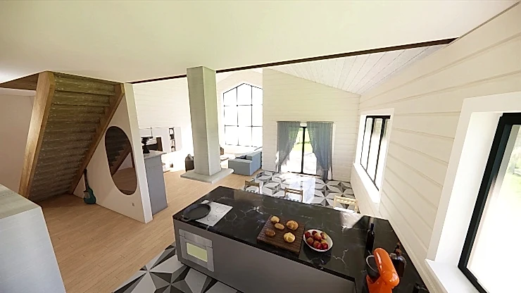 Каркасный дом 15х13 м «Симагино» Каркасный дом 15х13 м «Симагино»