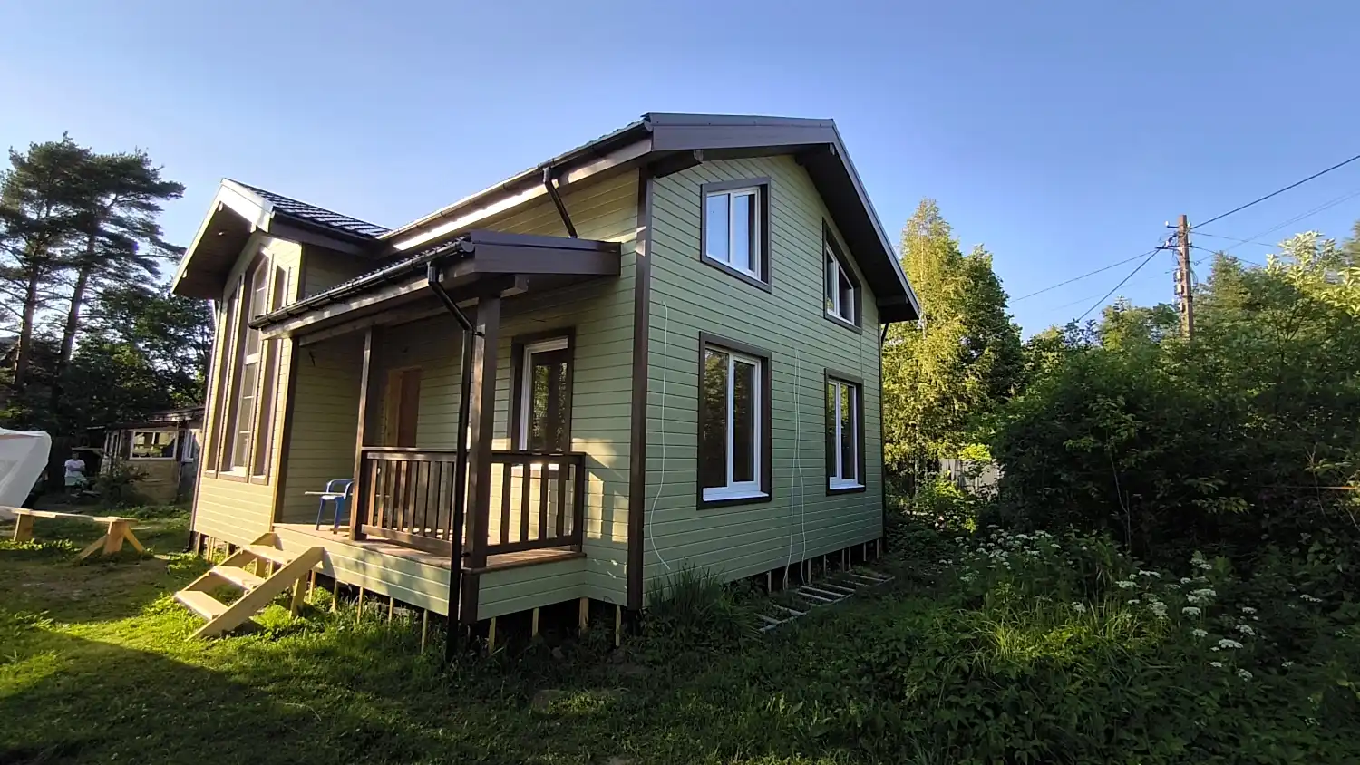 Каркасный дом 8х9 в Белоострове