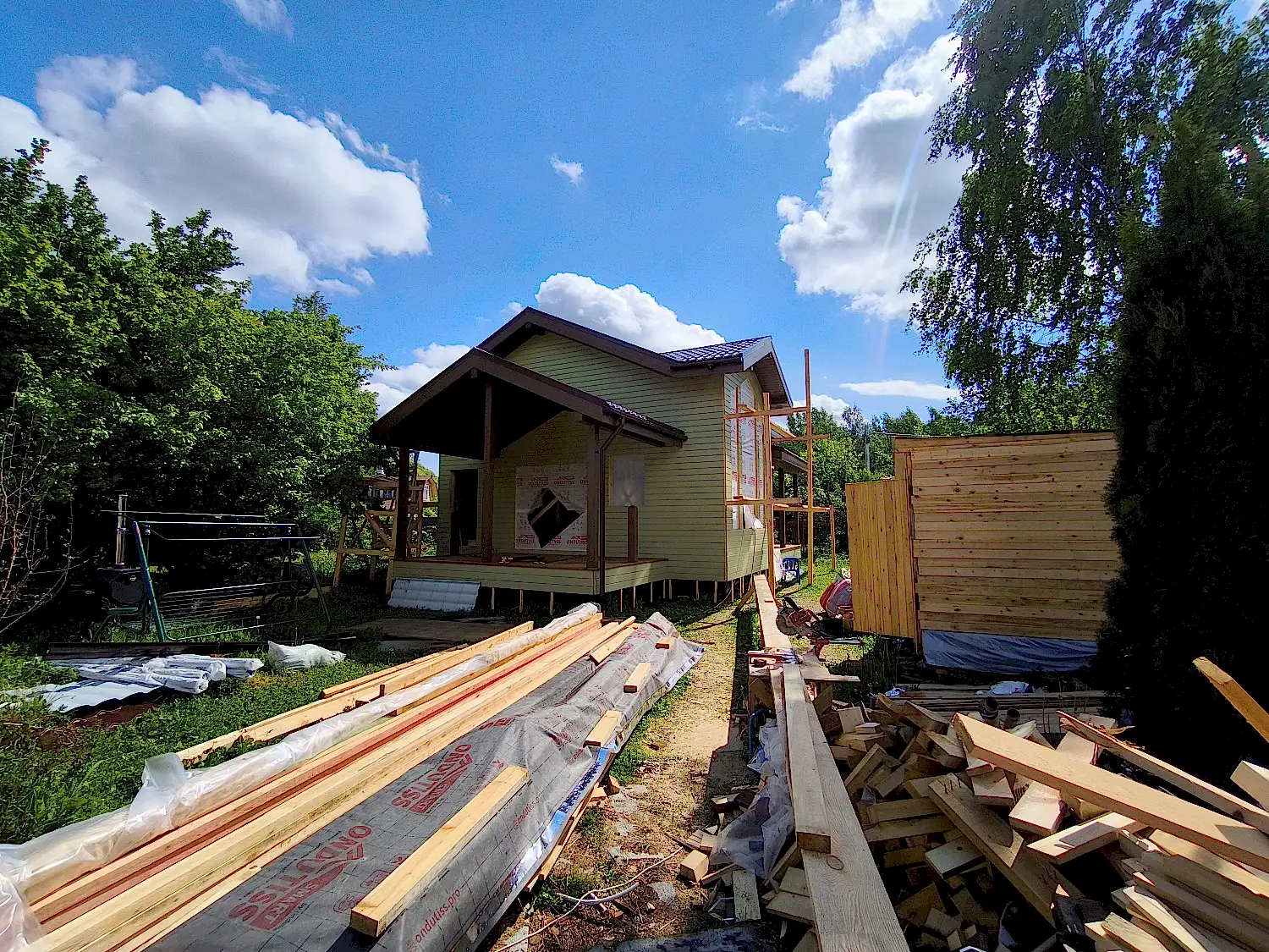 Каркасный дом 8х9 в Белоострове