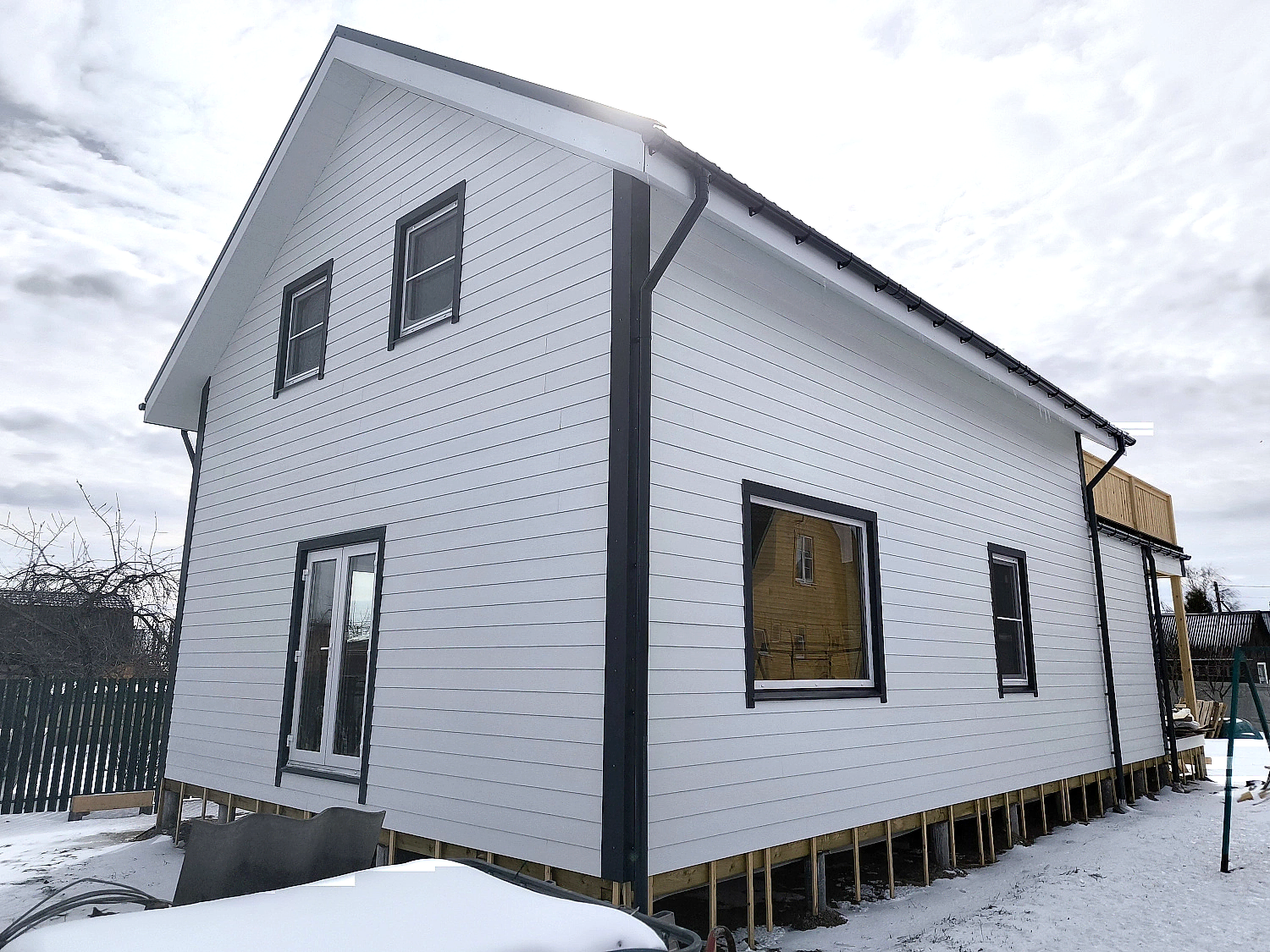 Каркасный дом 8х14 в п. им. Морозова