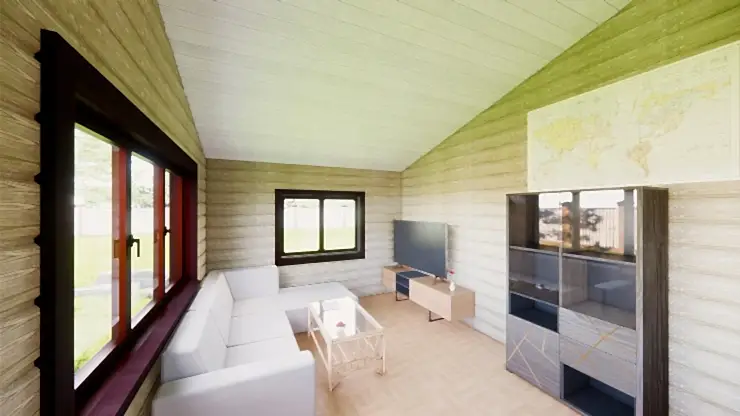 Каркасный дом 11х9 м «Семиозерье» Каркасный дом 11х9 м «Семиозерье»