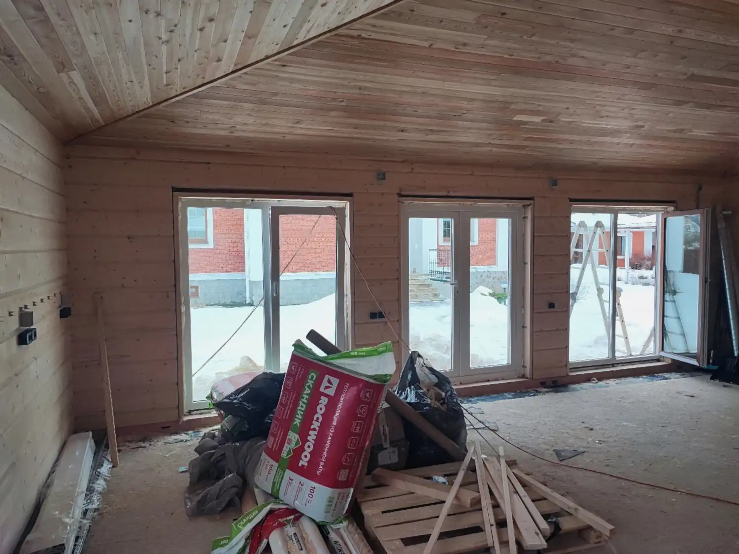 Мастерская из клееного бруса 12х8 Павловск