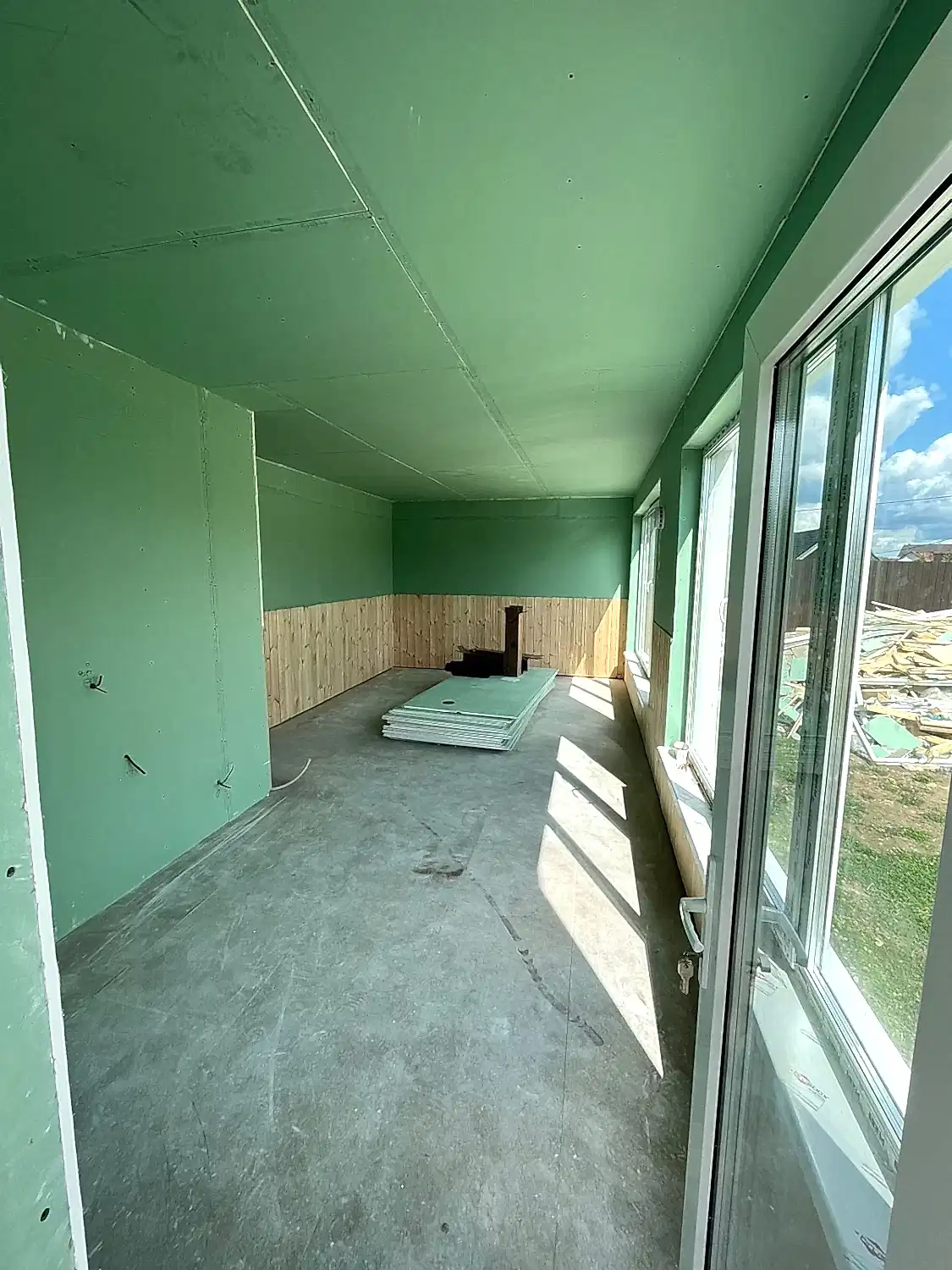 Каркасный дом 8х8 в Петрово