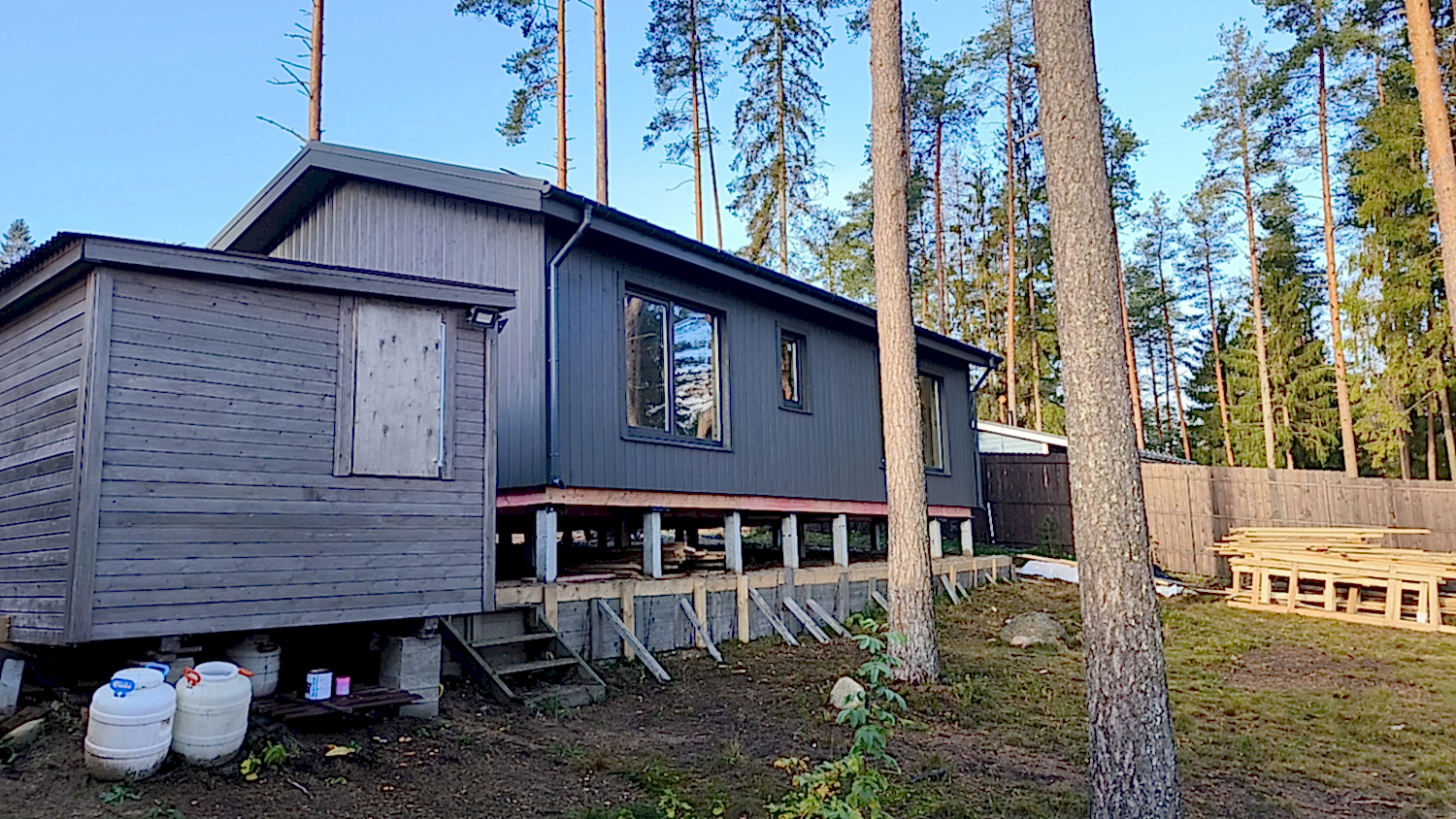 Каркасный дом 9х13 в Рощино