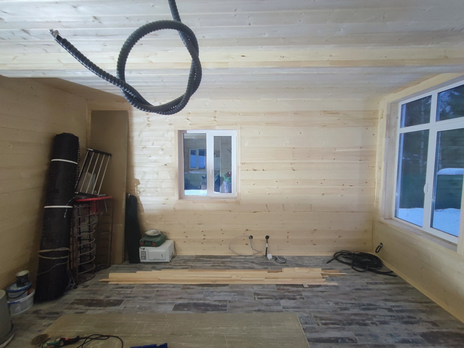 Каркасный дом 8х9 в Конта