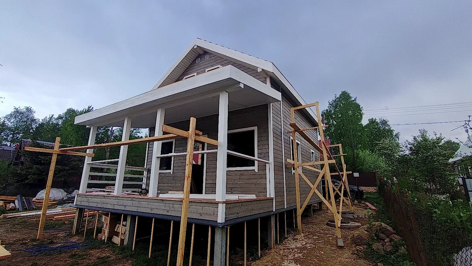 Каркасный дом 6х7 в Орехово