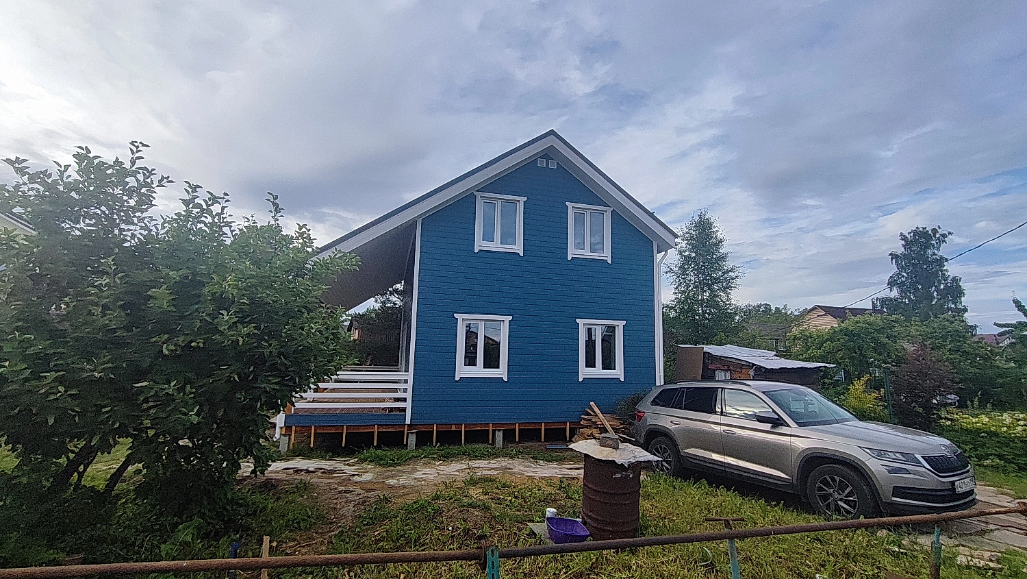 Каркасный дом 8х8,5 в Пушкине