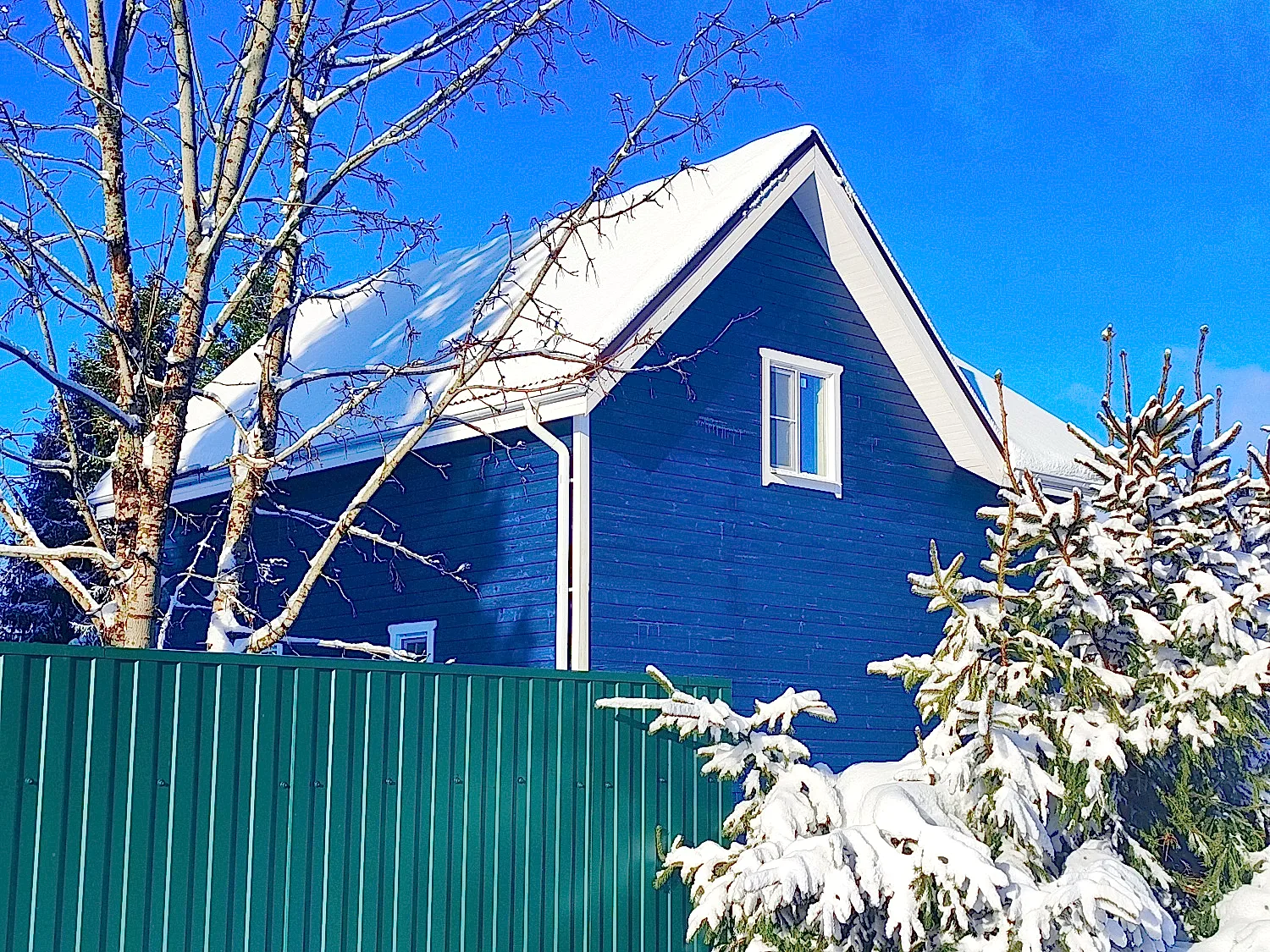 Каркасный дом 8х9 в Конта