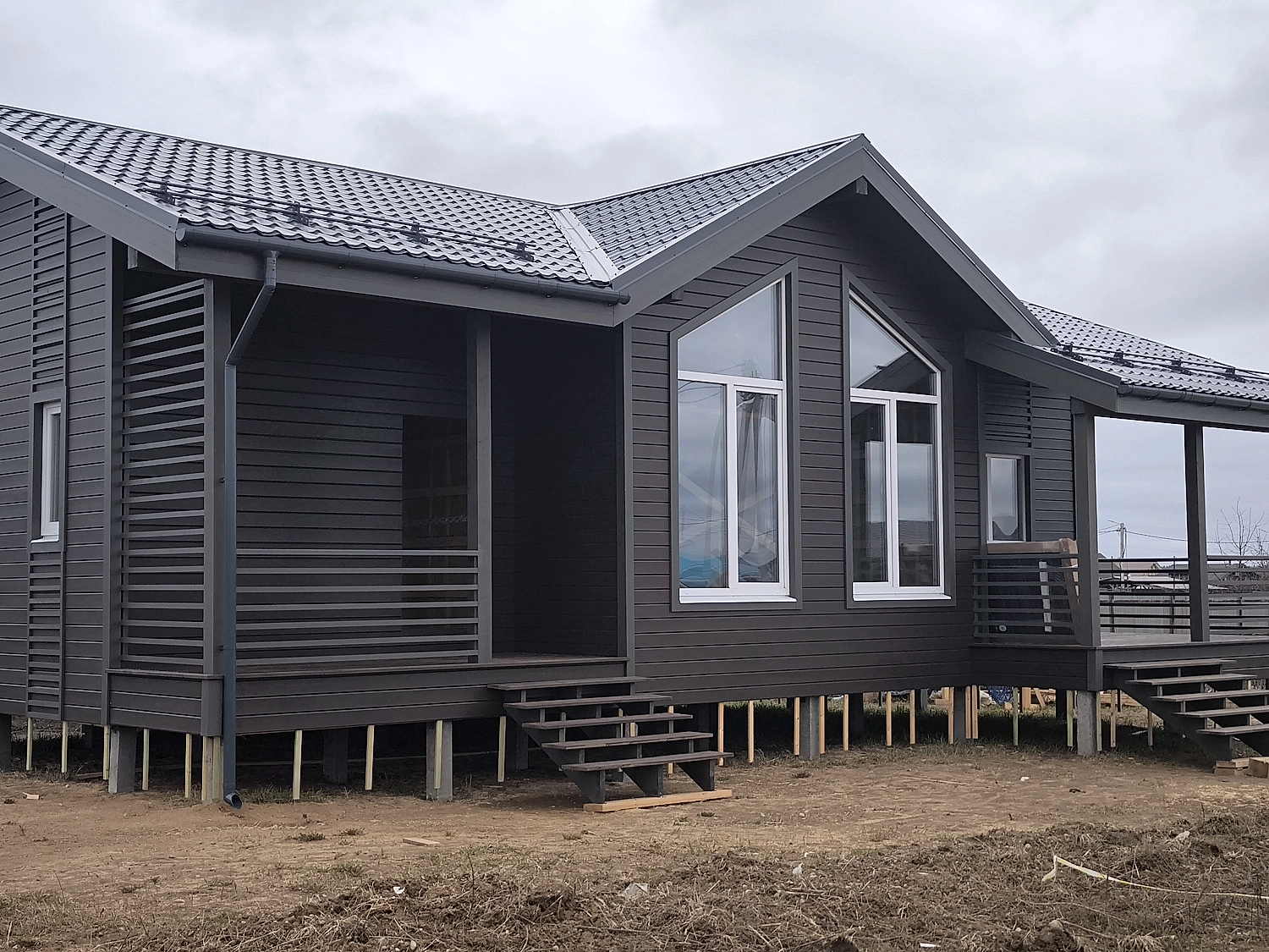 Каркасный дом 10х13 в Хапо-ое