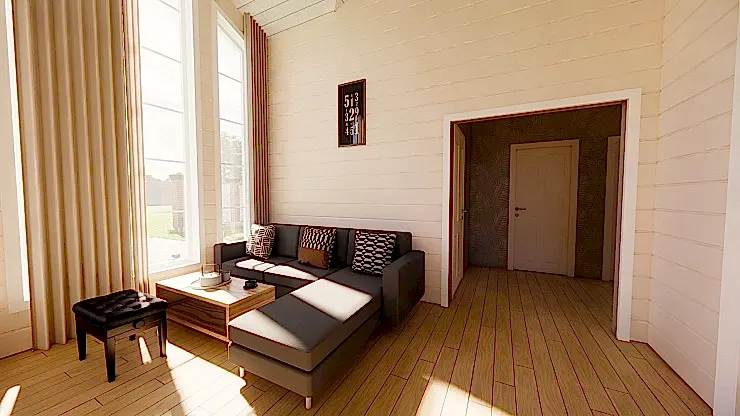 Каркасный дом 8х9 м «Сиверский» Каркасный дом 8х9 м «Сиверский»