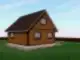 Сруб дома из профилированного бруса 7х8 м «Коробицино»