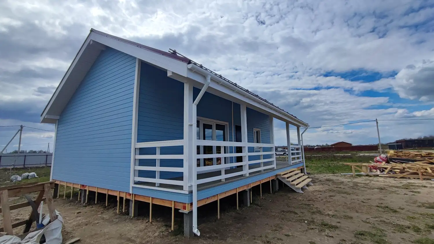 Каркасный дом 8х10 в Монделево