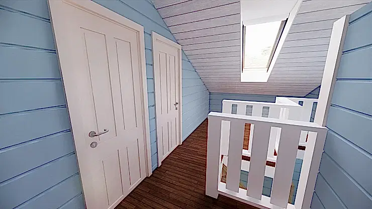 Каркасный дом 8х9 м «Сиверский» Каркасный дом 8х9 м «Сиверский»