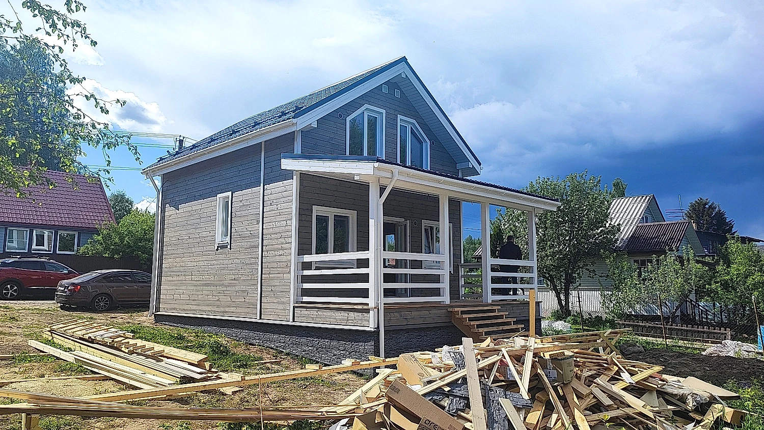 Каркасный дом 6х7 в Орехово