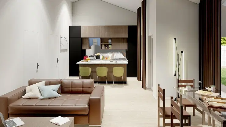 Каркасный дом 10х13 м «Вистино»