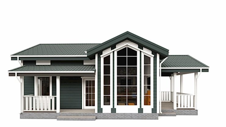 Каркасный дом 8х9 м «Сиверский» Каркасный дом 8х9 м «Сиверский»